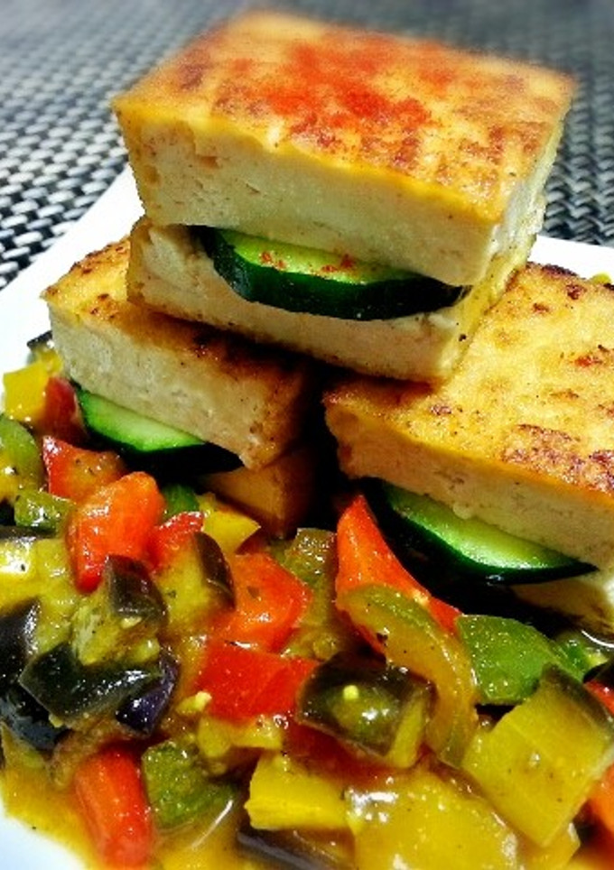 ♪厚揚げのカレー野菜ソース♪-レシピのメイン写真