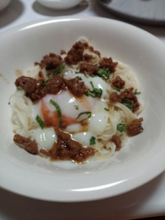 簡単★暑い日そうめんでジャージャー麺風-レシピのメイン写真