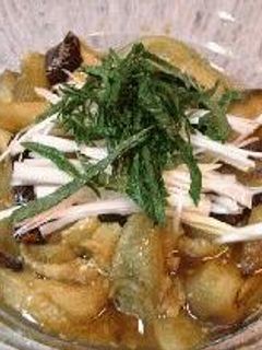 焼き茄子のピリ辛香味野菜あえ-レシピのメイン写真
