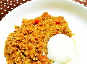 スロージューサー絞りかすdeキーマカレー-レシピのメイン写真