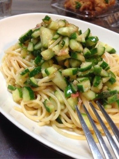 明太子ときゅうりの冷製パスタ-レシピのメイン写真