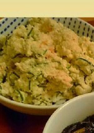 糖質制限☆鮭フレーク入りおからサラダ-レシピのメイン写真