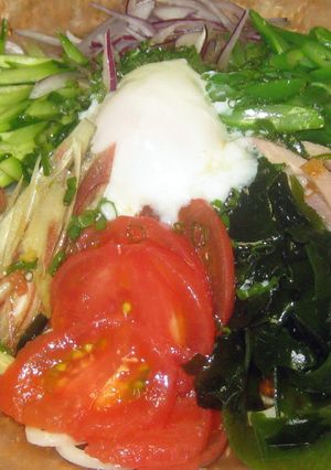 旬の夏野菜で冷やしサラダうどん-レシピのメイン写真