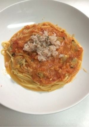カニとアサリの海鮮クリームパスタ-レシピのメイン写真