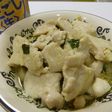 鶏胸肉のバジルオイル煮