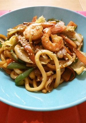簡単☆醤油味の焼きうどん-レシピのメイン写真