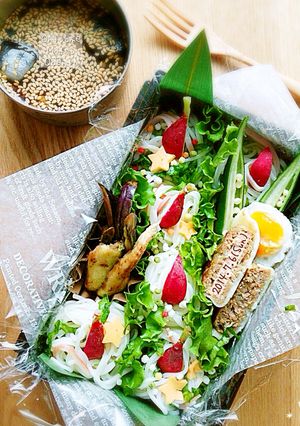 ☆七夕noキラキラお素麺弁当☆-レシピのメイン写真