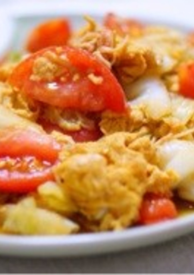 トマトとキャベツの卵炒め-レシピのメイン写真