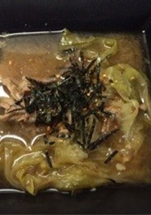 あっという間に豚バラとレタスの梅煮-レシピのメイン写真