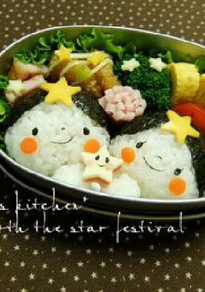 幼稚園 お弁当 キャラ弁♡七夕-レシピのメイン写真