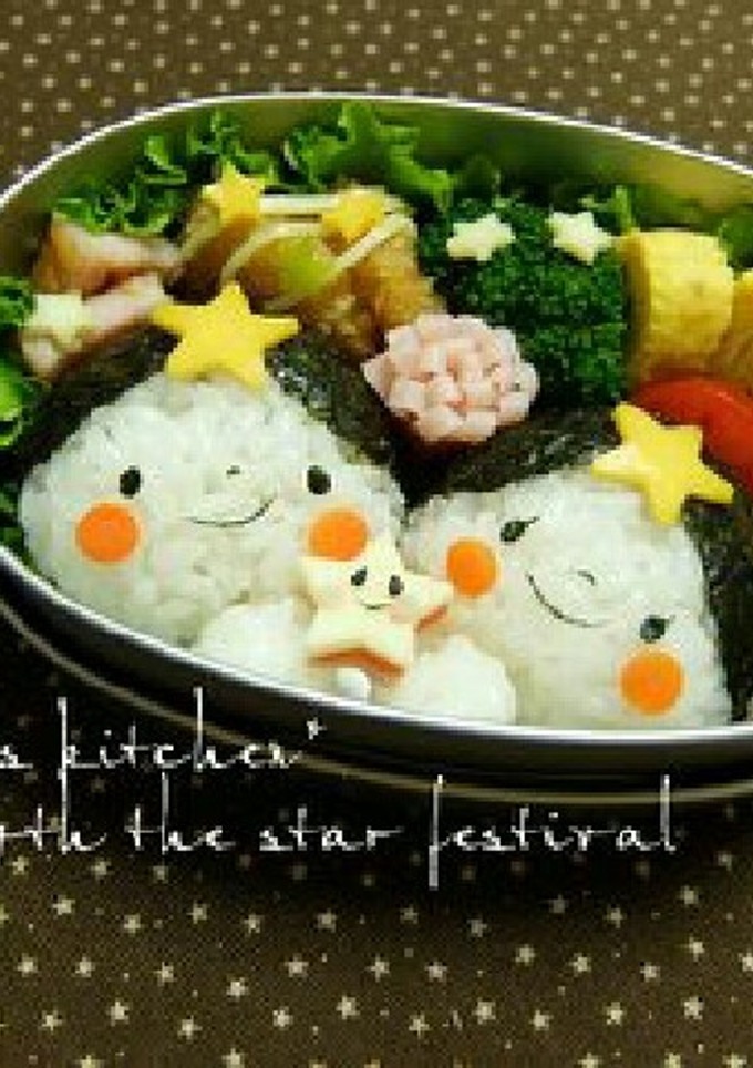 幼稚園 お弁当 キャラ弁♡七夕-レシピのメイン写真