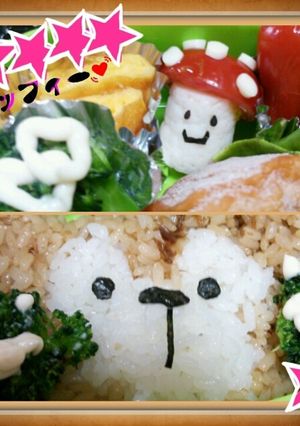 キャラ弁☆ダッフィー-レシピのメイン写真
