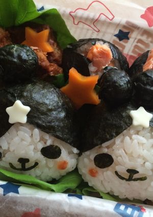 七夕パンダのオクラのわさび豚肉巻き♡抗菌-レシピのメイン写真