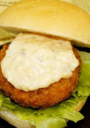 さばメンチバーガー-レシピのメイン写真