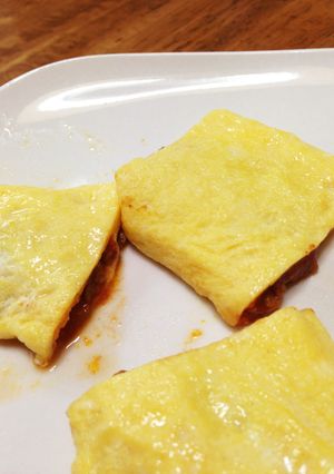 ミートソース入り卵焼き-レシピのメイン写真