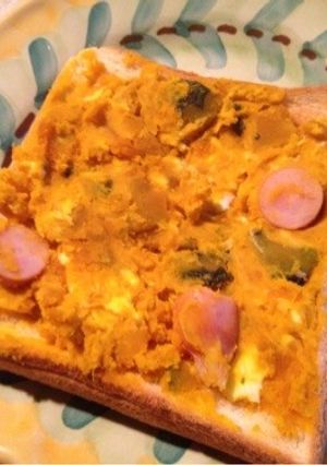 カフェ風 かぼちゃチーズトースト-レシピのメイン写真