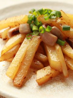 ポテトの塩辛炒め-レシピのメイン写真