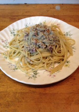 シャコとブルーチーズのスパゲッティ-レシピのメイン写真