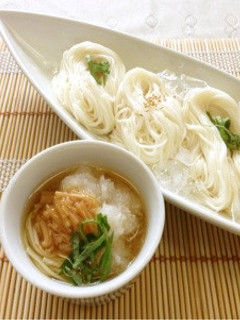 なめたけおろしそうめん-レシピのメイン写真