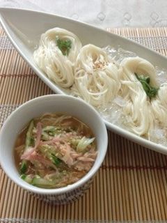 冷や汁風ごま味噌そうめん-レシピのメイン写真