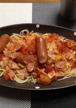 フレッシュトマトのスープパスタ-レシピのメイン写真