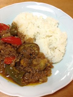 ナスとひき肉のカレー-レシピのメイン写真