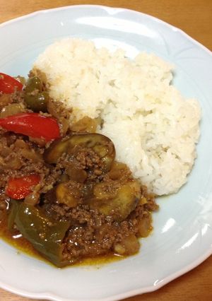 ナスとひき肉のカレー-レシピのメイン写真