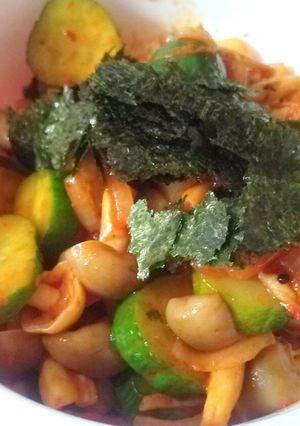きゅうりときのこのキムチ丼-レシピのメイン写真