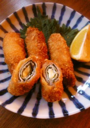 豚肉のシソ巻きカツ♪-レシピのメイン写真