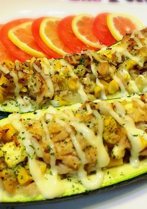 ツナとズッキーニのオーブン焼き-レシピのメイン写真