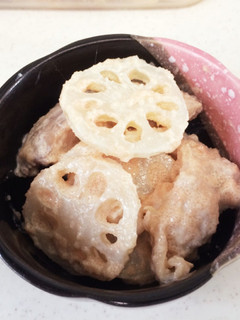 鶏肉とレンコンのたらこマヨ和え-レシピのメイン写真