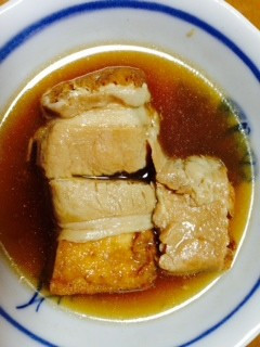 簡単!厚揚げの肉巻き煮-レシピのメイン写真