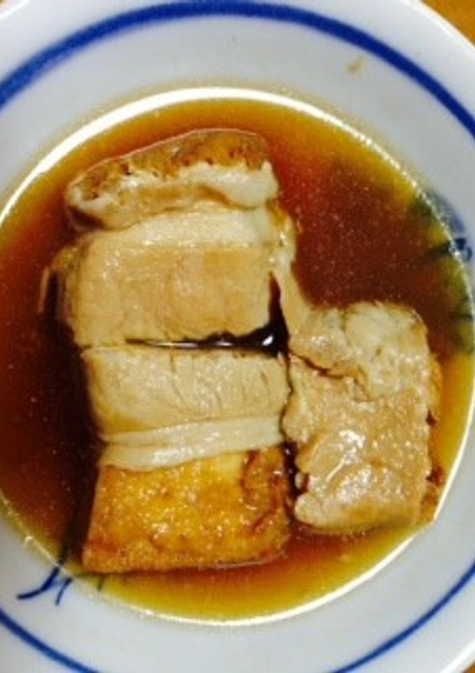 簡単！厚揚げの肉巻き煮-レシピのメイン写真