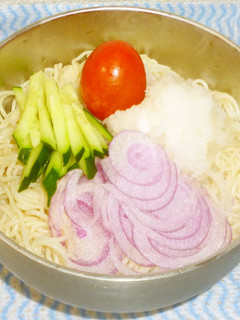 パパの七夕冷やし卸し素麺-レシピのメイン写真