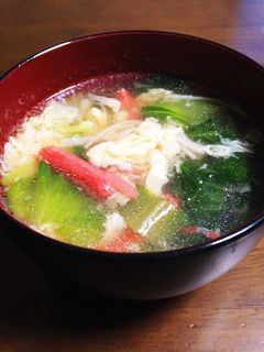 カニカマ玉子スープ(^o^)-レシピのメイン写真