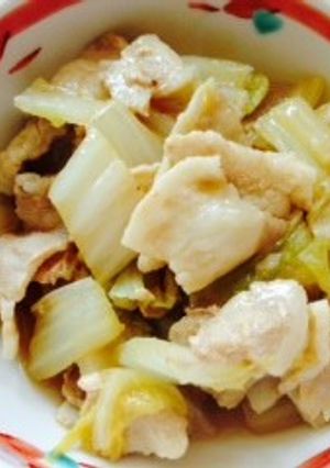 簡単！わが家の白菜豚煮-レシピのメイン写真