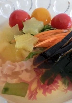 七夕の日の冷麺-レシピのメイン写真