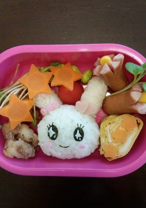 キャラ弁　たまごっち　∮らぶりっち∮-レシピのメイン写真