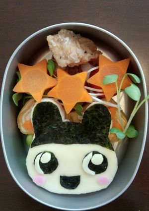 キャラ弁　たまごっち　∮まめっち∮-レシピのメイン写真