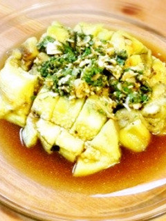 焼きナスの〜薬味たっぷりソースがけ★-レシピのメイン写真