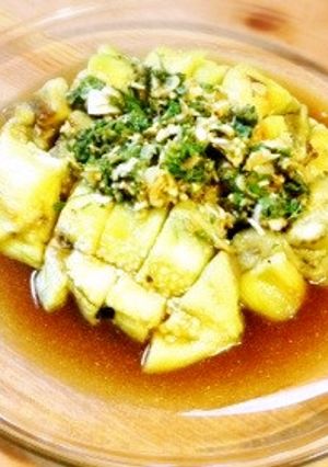 焼きナスの〜薬味たっぷりソースがけ★-レシピのメイン写真