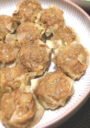 レンジで簡単！肉好きの為の肉汁シュウマイ-レシピのメイン写真