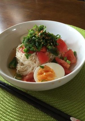 ぶっかけトマト素麺-レシピのメイン写真