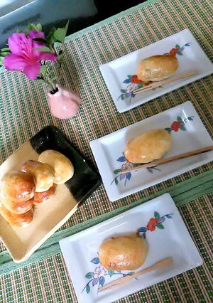 一口和菓子☆甘納豆饅頭-レシピのメイン写真