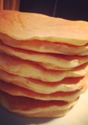 ヨーグルト消費！モチフワパンケーキ！-レシピのメイン写真
