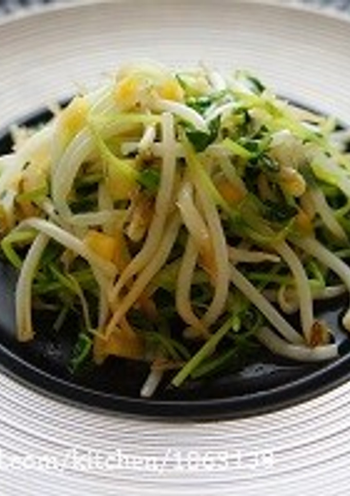 超簡単♪豆苗ともやしの塩レモン炒め-レシピのメイン写真