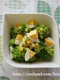 ブロッコリーとツナと卵の塩レモンサラダ-レシピのメイン写真