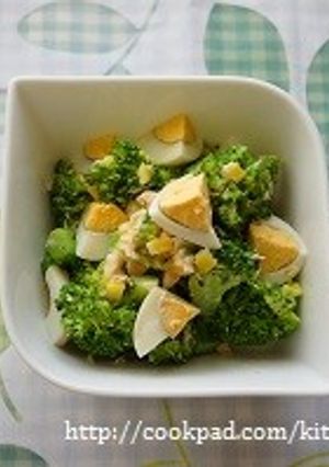 ブロッコリーとツナと卵の塩レモンサラダ-レシピのメイン写真