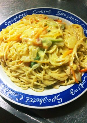 豆乳のスープスパゲッティ-レシピのメイン写真
