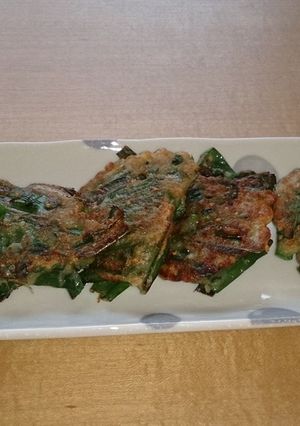 義母直伝★にらの天ぷら～味噌味～-レシピのメイン写真